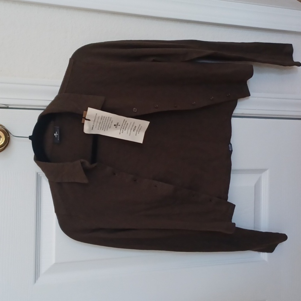Thrills Hemp and Organic Cotton button down NWT